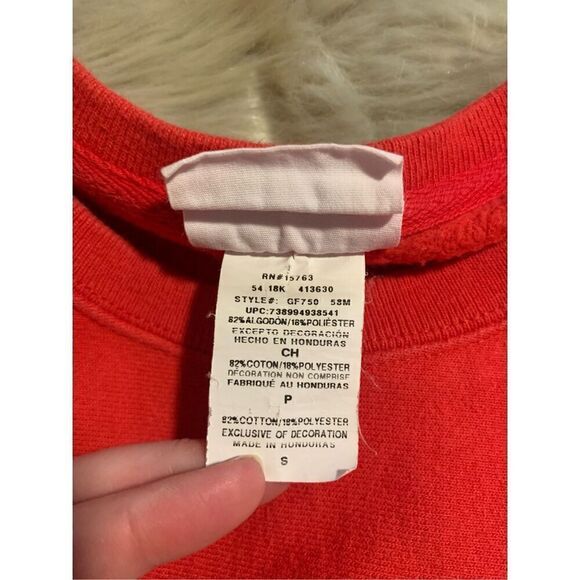 Vintage Champion Reverse Weave Red Sweatshirt Small - Picture 4 of 8